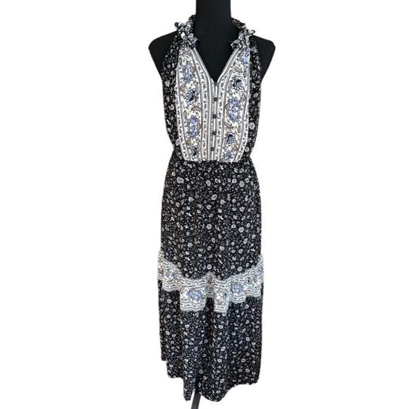 Knox‎ Rose Sleeveless Floral Tiered Romantic Maxi Dress Cottagecore M (2804) - Picture 1 of 7